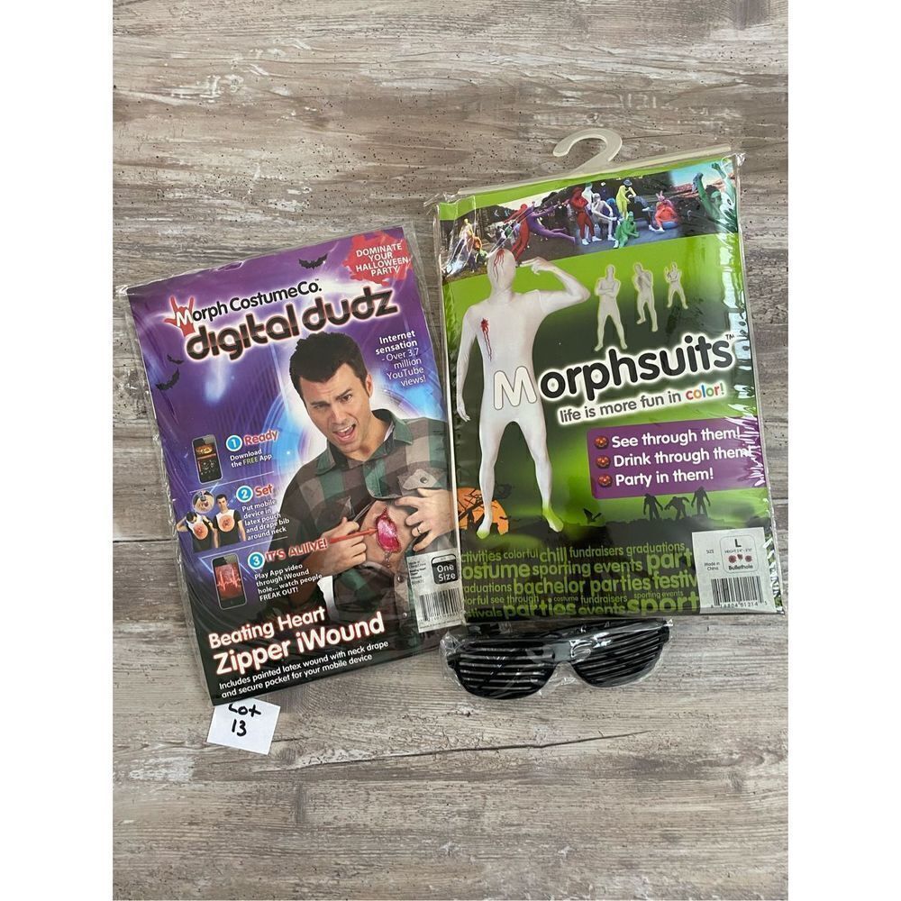 Morphsuits L Bullethole Halloween Costume Lot 13